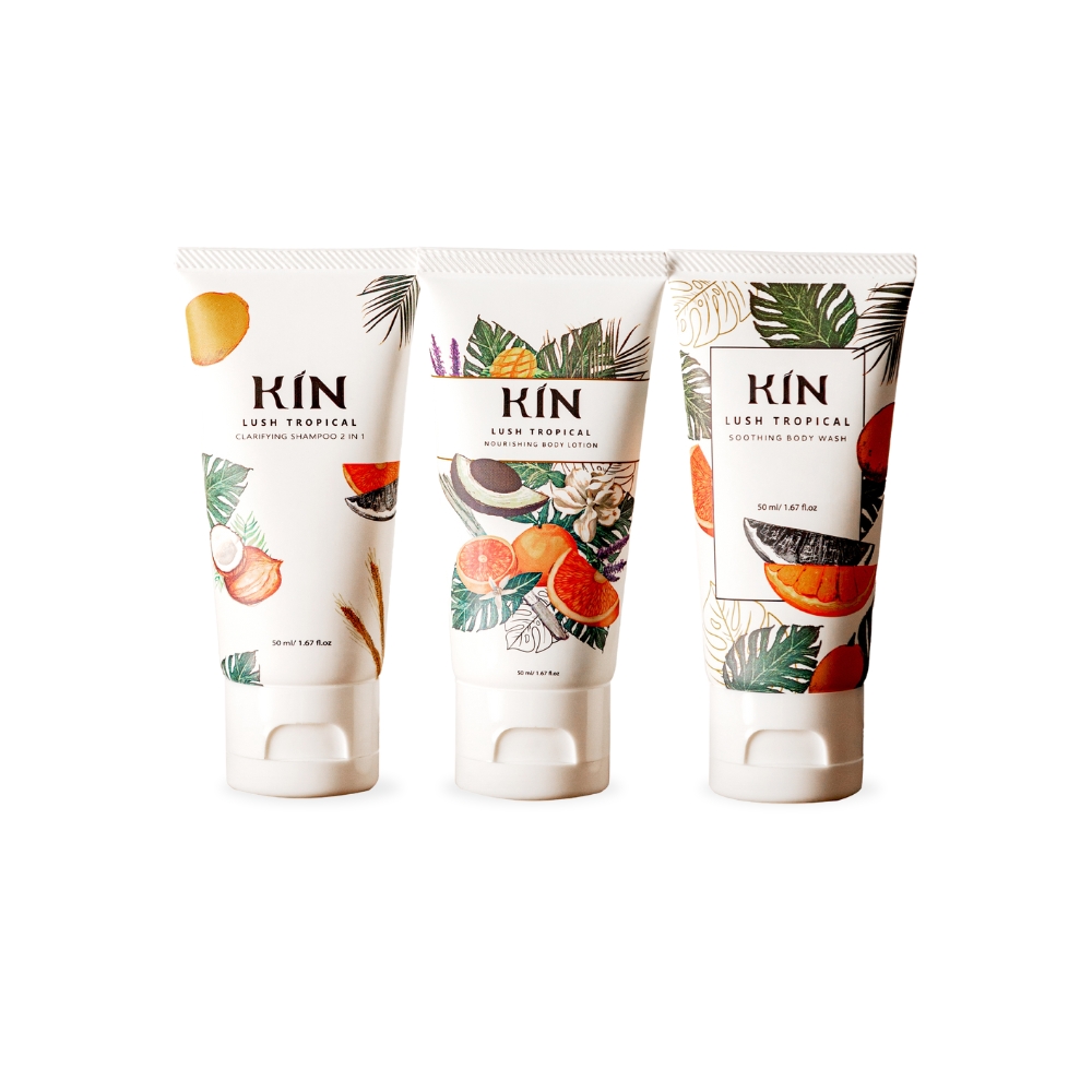 KIN LUSH TROPICAL TRAVEL SET